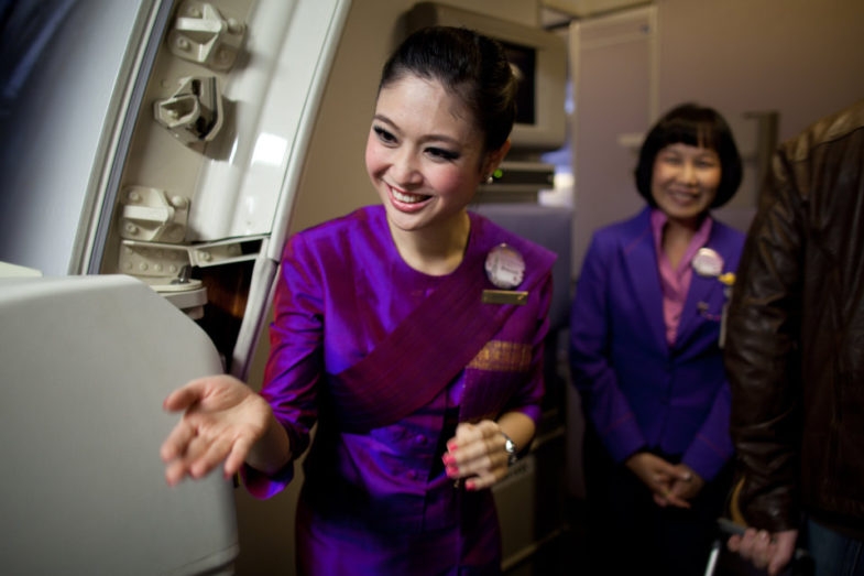 10. Thai Airways Xếp hạng năm 2018: thứ 10 Năm nay, Thai Airways đã giành giải thưởng cho nhân viên tốt nhất trên máy bay trong số các hãng hàng không ở châu Á và giải thưởng cho dịch vụ spa tốt nhất trên thế giới. Photo: Flickr/Brussels Airport