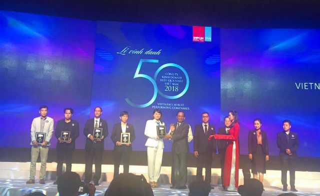 Tập đoàn Bảo Việt được vinh danh trong Top 50 công ty kinh doanh hiệu quả nhất Việt Nam