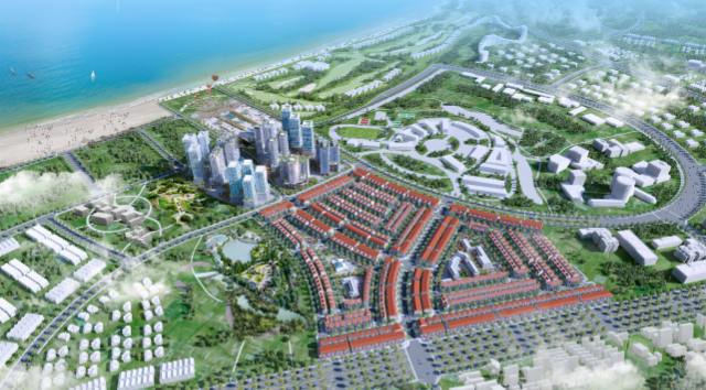 Phối cảnh tổng quan dự án Nhơn Hội New City