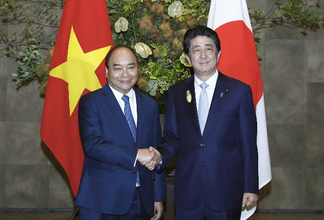 Thủ tướng Nguyễn Xuân Phúc đã có cuộc hội đàm với Thủ tướng Nhật Bản Shinzo Abe.
