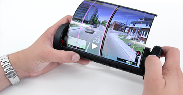 Sony đang phát triển điện thoại cuộn được (Ảnh Internet)