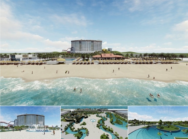 Tập đoàn Mikazuki dự định đầu tư 50 triệu USD vào giai đoạn 2 của dự án Mikazuki Spa & Hotel Resort nhằm xây dựng khu phố đêm mua sắm, vui chơi giải trí ngay cạnh khu du lịch Xuân Thiều. (Ảnh Internet)