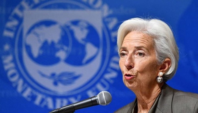 Bà Christine Lagarde hôm qua thông báo từ chức IMF (Ảnh Internet)