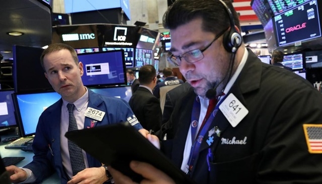 Phố Wall giảm điểm (Ảnh Internet)