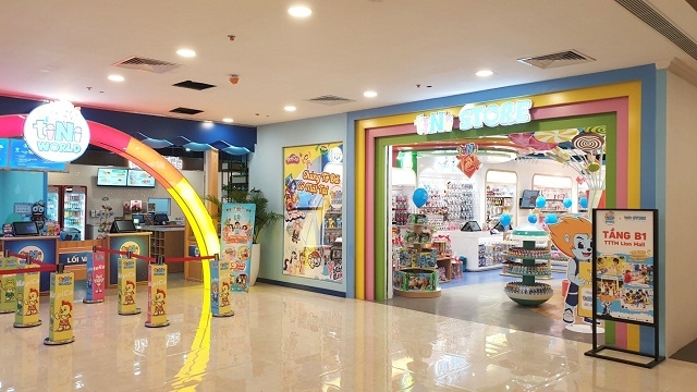 Khu vui chơi trẻ em đã hiện hữu tại tháp dịch vụ của dự án