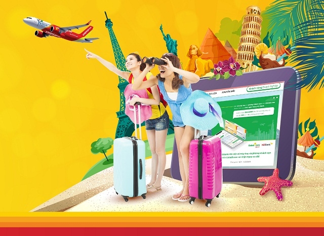 “Quẹt là thích- Click là đi” cùng thẻ HDBank