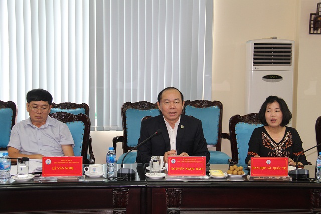 Chủ tịch VCA Nguyễn Ngọc Bảo (giữa) phát biểu tại hội nghị