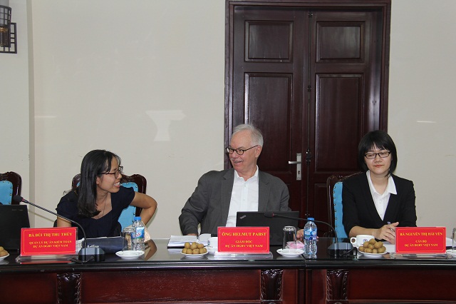 Đại diện DGRV và Bộ Tài chính tại