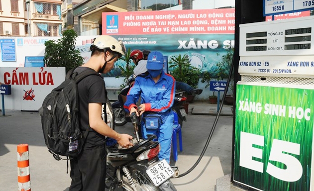 Tỷ trọng tiêu thụ xăng E5 đang có xu hướng giảm rõ rệt