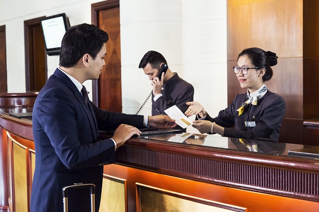 Thủ tục check-in được thực hiện nhanh.