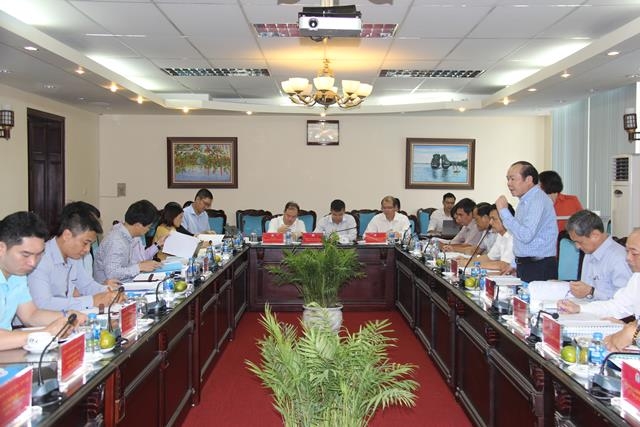 Toàn cảnh buổi làm việc.