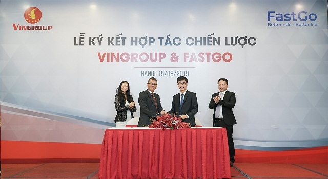 Lễ ký kết hợp tác chiến lược Vingroup và FastGo