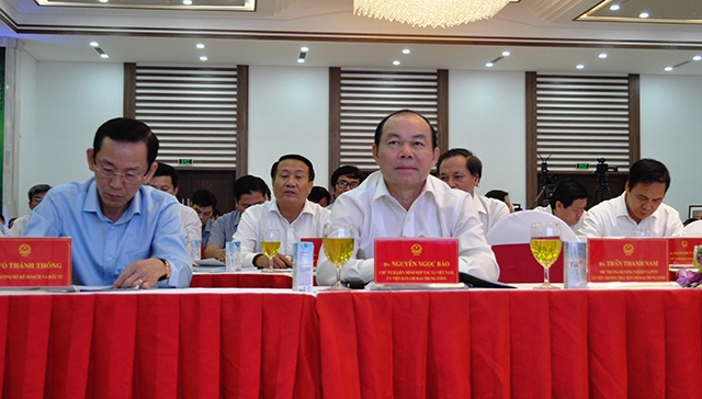 Chủ tịch Liên minh HTX Việt Nam Nguyễn Ngọc Bảo tham dự hội nghị.