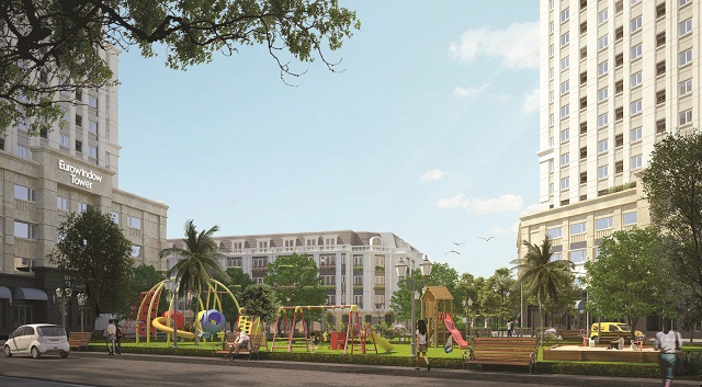 Không gian sống trong lành tại Eurowindow Garden City