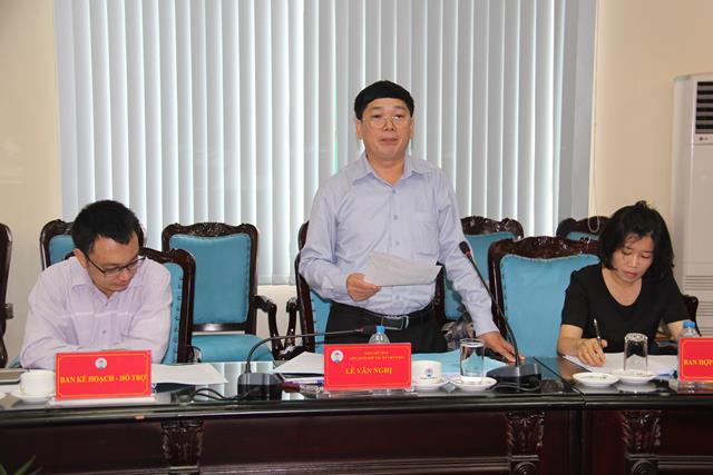 Phó chủ tịch Lê Văn Nghị phát biểu tại hội nghị