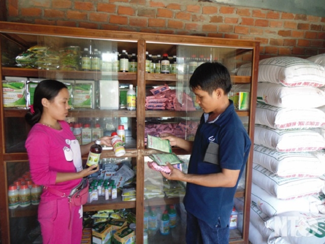 HTX mở rộng các điểm bán hàng để thuận tiện cho việc cung ứng và thu mua nông sản cho người dân