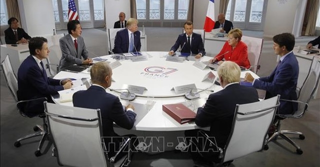 Hội nghị G7 đạt đồng thuận về hạt nhân Iran, thương mại và cháy rừng Amazon (Ảnh AFP/TTXVN)