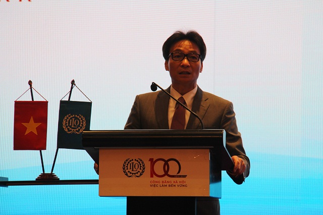 Phó Thủ tướng Vũ Đức Đam phát biểu tại Lễ kỷ niệm