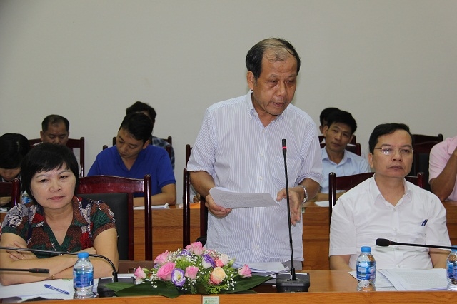 GS. TS Chu Tiến Quang đóng góp ý kiến tại Hội thảo