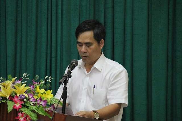 Ông Nguyễn Mạnh Cường, Viện trưởng Viện Phát triển Kinh tế hợp tác chủ trì Hội thảo