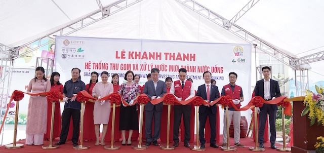 Lễ khánh thành Hệ thống thu gom và xử lý nước mưa thành nước uống