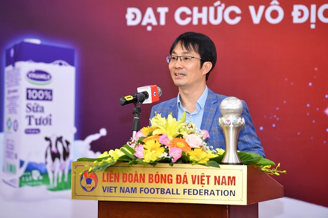 Ông Phan Minh Tiên chia sẻ tại buổi lễ
