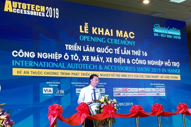 Ông Ngô Khải Hoàn phát biểu tại buổi lễ khai mạc