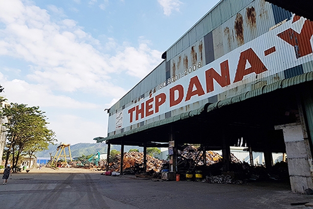 Hiện nay, mọi hoạt động của Nhà máy thép Dana - Ý vẫn tê liệt. (Ảnh: Internet)