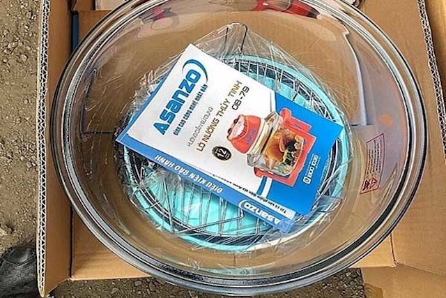 Công ty Sa Huỳnh nhập lò nướng thuỷ tinh Trung Quốc gắn mác Asanzo là có dấu hiệu buôn lậu, trốn thuế. (Ảnh: Internet)