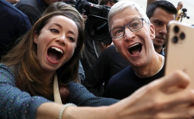 Vốn hóa Apple vượt 1 nghìn tỷ USD sau khi ra mắt các mẫu iPhone mới (Ảnh Internet)