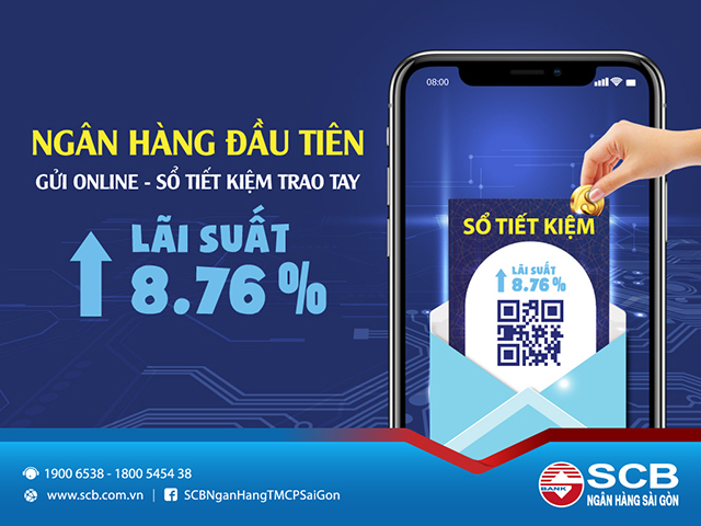 Khách hàng có thể nhận thông tin sổ tiết kiệm online qua địa chỉ email