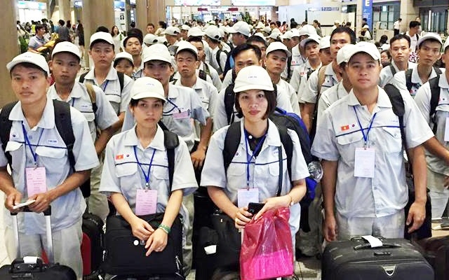Trong 8 tháng đầu năm, cả nước đã có 91.663 lao động đi làm việc ở nước ngoài, đạt 76,38% kế hoạch năm 2019.(Ảnh Internet)