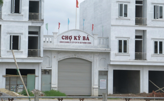 Chợ Kỳ Bá, TP Thái Bình là một trong những dự án có sai phạm trong kết luận của Thanh tra Chính phủ (Ảnh: Internet)
