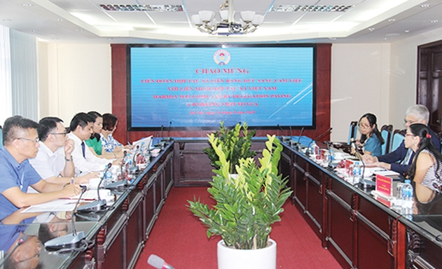 Toàn cảnh buổi làm việc của Liên minh HTX Việt Nam với DGRV