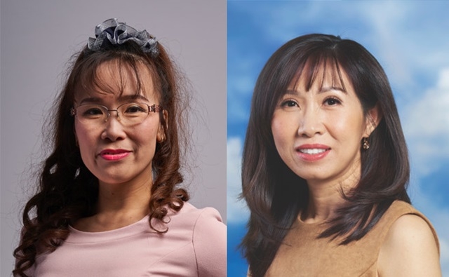 Hai CEO Việt vào top nữ doanh nhân quyền lực nhất châu Á 2019 là bà Nguyễn Thị Phương Thảo (Vietjet) và Trần Thị Lệ (Ảnh: Forbes)