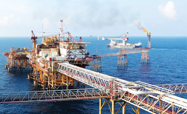 Giàn CNTT số 2 mỏ Bạch Hổ