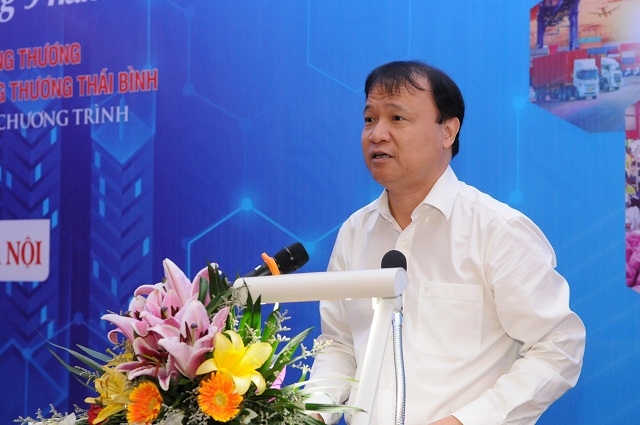 Ông Đỗ Thắng Hải - Thứ trưởng Bộ Công Thương phát biểu tại Hội thảo