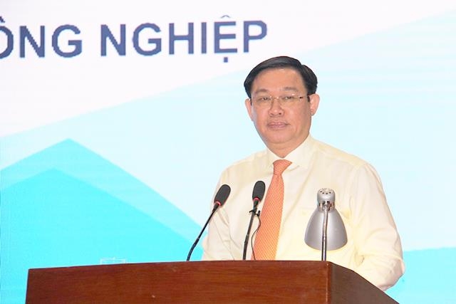 Phó thủ tướng Vương Đình Huệ phát biểu chỉ đạo hội nghị