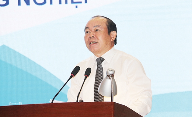 Chủ tịch Liên minh HTX Việt Nam Nguyễn Ngọc Bảo khai mạc Hội nghị