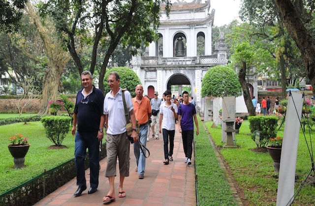 Khách quốc tế đến Việt Nam trong tháng 9 ước tính đạt 1.561,3 nghìn lượt người (Ảnh: Internet)