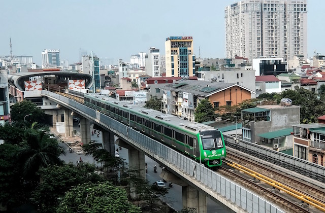 Đường sắt Cát Linh - Hà Đông tiếp tục trễ hẹn (Ảnh: Internet)