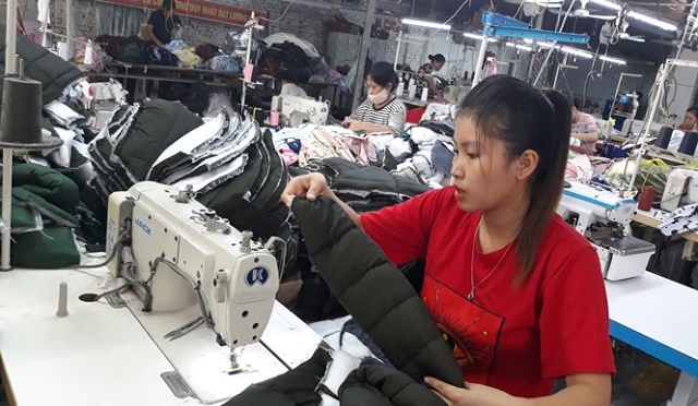 Nhiều lao động sau khi đào tạo vào làm cho HTX Út Hồng - Việt Nam