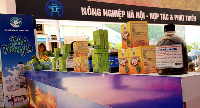 Gian hàng nông nghiệp của các HTX được tổ chức cuối tháng 9 tại Hà Nội