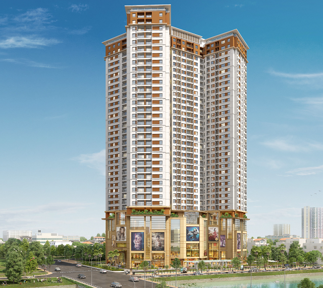 Trung tâm thương mại dịch vụ, văn phòng và căn hộ Samsora Premier 105