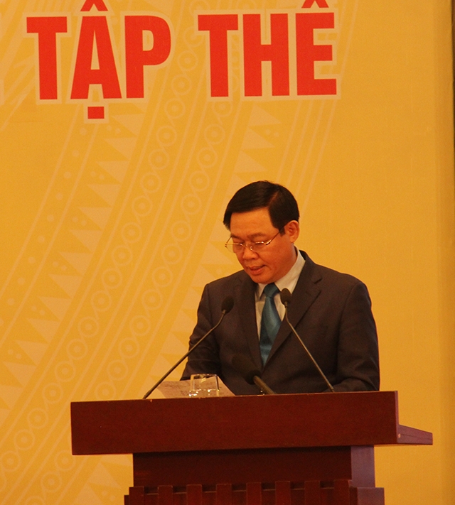 Phó Thủ tướng Vương Đình Huệ phát biểu tại hội nghị