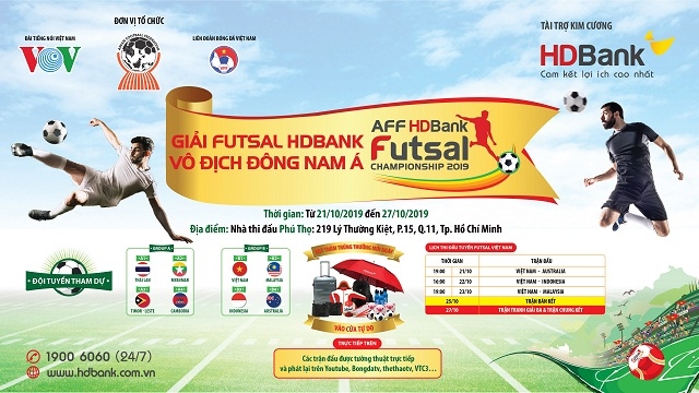Hàng ngàn quà tặng dành cho khách hàng gửi tiết kiệm đồng hành cùng giải Futsal HDBank Đông Nam Á
