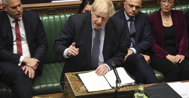 Thủ tướng Anh đề nghị bầu cử sớm nếu muốn trì hoãn Brexit (Ảnh TTXVN)