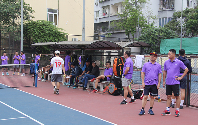 Các vận động viên trước giờ thi đấu