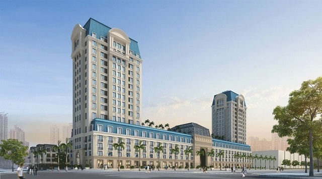 The Manor Crown có tổng diện tích 4,2 ha bao gồm 67 biệt thự nhà phố, khu nhà phức hợp cao 15 tầng