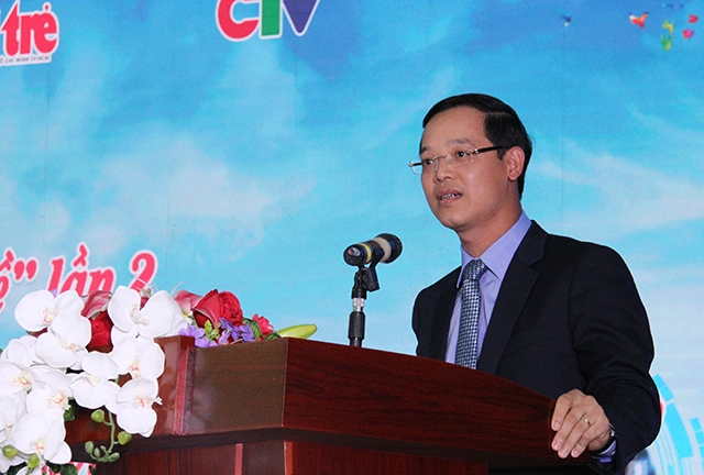 Phó Tổng cục trưởng Tổng cục Giáo dục nghề nghiệp Trương Anh Dũng phát biểu tại Lễ phát động cuộc thi